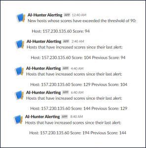 Hunter Slack Detecting Compromises With AI-Hunter - Active Countermeasures